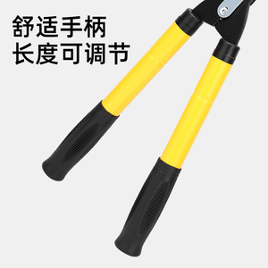 Green Smooth Hedge <b>Shears</b> 45-60 Cm High Carbon Steel Blade 1.5 In Cutting Capacity Yellow Handle Gardening <b>Tool</b> - Product Image 4