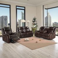 Luxuriöses Leder-Ecksofa mit Elektrischer Liegefunktion Ausziehbar für Villen Modernes Design Komfortable Wohnzimmermöbel mit USB-Anschluss
