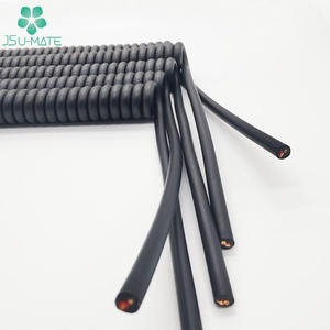 Hoge Elasticiteit 18 20 22 24 26 28AWG Intrekbare Pu/Tpu Opgerolde Kabel 2/<span class=keywords><strong>3</strong></span>/4/5/6 Core Tpu Pu Spiraal Kabel - Product Image 3