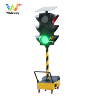 Feu de signalisation temporaire solaire mobile de haute qualité de 300mm
