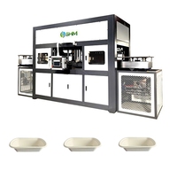 Machine de thermoformage de pulpe pour contenants alimentaires et vaisselle biodégradables