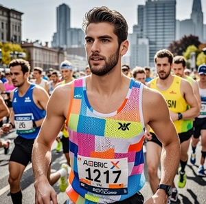 Débardeur de sport personnalisé en coton et polyester pour femmes Fitness Marathons - Product Image 6