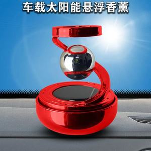 เครื่องหอมติดรถยนต์พลังงานแสงอาทิตย์ สีแดง แบบลอยได้ สำหรับใช้บนแผงหน้าปัด - Product Image 1