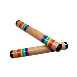 Instrument de musique à percussion Orff, bâton de <span class=keywords><strong>pluie</strong></span> en bois, jouet pour bébé, son de <span class=keywords><strong>pluie</strong></span> - Product Image 1