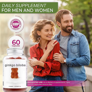 Ausreson Private Label Organic <span class=keywords><strong>Ginko</strong></span> <span class=keywords><strong>Biloba</strong></span> foglie di vitamine gommose Ginkgo <span class=keywords><strong>Biloba</strong></span> Gummies per il potenziamento del cervello - Product Image 2