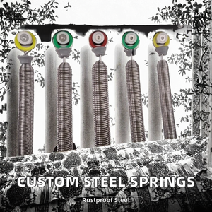 Ressort de compression spiralé industriel OEM personnalisé en acier inoxydable zingué antirouille pour hamac, directement du fabricant - Product Image 2