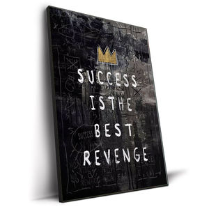 Affiches Motivantes Personnalisées <span class=keywords><strong>en</strong></span> Gros avec Impression HD, Impressions sur Toile, Décorations Murales Encadrées avec <span class=keywords><strong>Mots</strong></span> <span class=keywords><strong>de</strong></span> Succès, Style Art Déco - Product Image 1