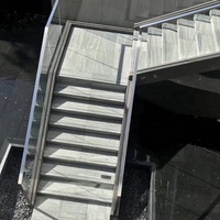G302 Escalier et marches d'intérieur en granit moderne et antidérapant Finition de surface polie Garantie 1 an