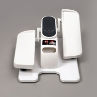 Mini Elliptique Électrique, Appareil d'Exercice pour les Jambes, Pédale d'Exercice pour la Maison, Entraînement du Haut et du Bas du Corps, Affichage LED, Charge de 25 kg