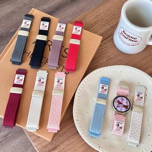 BEEFLYPOWER Bracelet en nylon tressé à fermeture magnétique rapide pour montre connectée <span class=keywords><strong>Garmin</strong></span>, 18/20/22 mm, souple et sportif - Product Image 1