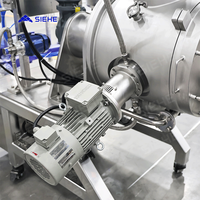 Mélangeur à cisaillement de laboratoire en acier inoxydable, équipement de mélange de poudre par pulvérisation liquide sous vide pour les laboratoires alimentaires et d'additifs