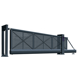 <span class=keywords><strong>Portail</strong></span> Coulissant Cantilever Robuste en Aluminium Sans Rail au Sol, Automatique Électrique pour Allée de Villa et Usage Industriel, <span class=keywords><strong>Hauteur</strong></span> 1,6 m - Product Image 1