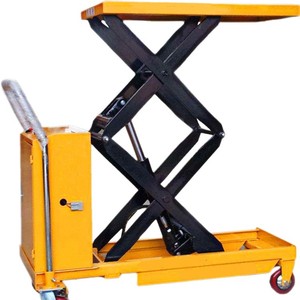 Lift Scissors Lift <b>Table</b> Hydraulic 1000kg Capacity Industrial Warehouse Workpiece Handling Trolley - Product Image 3