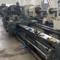 Tour horizontal d'occasion Shanghai Heavy C61100, grande portée, longue table, pour tournage de rouleaux