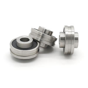 Rodamientos de Bolas de Ranura Profunda No Estándar de Acero Inoxidable S626RS, Suministro Directo de Fábrica, 6*19*6mm, Anillo Exterior Ranurado, Interior Elevado - Product Image 1