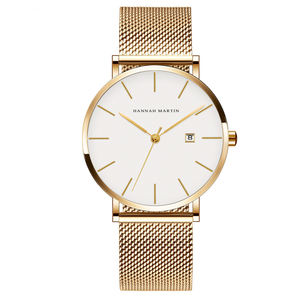 Reloj de cuarzo minimalista unisex con caja de correa de acero inoxidable de 5mm diseño de moda Original para fábrica de negocios informal al por mayor - Product Image 1