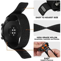 Bracelet à boucle rapide Garmin Fenix E 8 X Pro/Enduro 3 2/Epix, bracelet de sport en nylon, 26 mm/22 mm, sangle réglable, montre connectée
