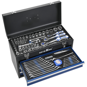 Juego de Herramientas de 408 Piezas 1/2 3/8 1/4 72T con Llave de Tubo en Caja de Metal para Reparación de Automóviles, Juego de Herramientas Manuales Mecánicas - Product Image 2