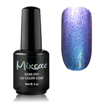 Mixcoco Gel Polish à paillettes pour nail art, gel caméléon, Esmaltes De Gel