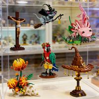 Miyou 33110 Magic Hat Gerbera Parrot Mouse Jouet de construction éducatif DIY pour les enfants de 14 ans et plus en plastique ABS unisexe