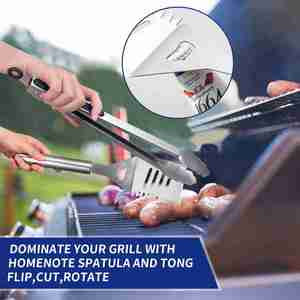Barbecue Grilling Accessories Stainless Steel 17-Piece <b>Grill</b> Tools Set Bag Heat Resistant Dishwasher Safe Outdoor <b>Indoor</b> Use - Product Image 2