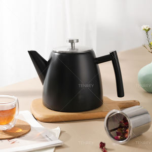 <span class=keywords><strong>Théière</strong></span> en acier inoxydable Tenrey 1200ml <span class=keywords><strong>avec</strong></span> <span class=keywords><strong>infuseur</strong></span> amovible en acier inoxydable pour thé en vrac - Product Image 2