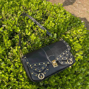 Sac à bandoulière CHOU Shanghai sur mesure en cuir de veau haut de gamme Sardinia, fermeture à fermoir, logo personnalisé, pour <span class=keywords><strong>femme</strong></span> - Product Image 2