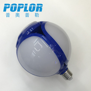 หลอดไฟพับได้ Poplor LED 80W ขั้ว E27 ตัวหลอดพลาสติก ให้แสงสว่าง 360 องศา สำหรับใช้ภายในอาคาร - Product Image 5