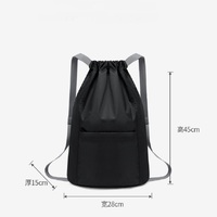 Sac à dos promotionnel personnalisé avec logo imprimé en polyester, sacs de sport en gros, grande capacité, style mode pour le voyage et le sport