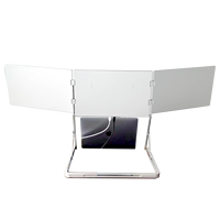Nouvel écran triple pliable IPS FHD 1080P 15,6 pouces 16:9 USB-C pour HDR, ordinateur portable, PC, jeux, Windows, Mac, Android, Plug&Play