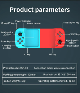 <span class=keywords><strong>Gamepad</strong></span> de juego de teléfono para Pubg <span class=keywords><strong>Wireless</strong></span> Pad Joystick Controller Pc <span class=keywords><strong>Mobile</strong></span> Gaming Controller - Product Image 6