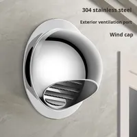 Capot d'évacuation sphérique en acier inoxydable 304 épaissi pour mur extérieur, bouchon de ventilation, sortie d'air 304