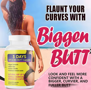 Capsules pour les hanches et les fesses en 3 jours – Compléments de santé naturels premium pour raffermir et remodeler les fessiers, améliorer le contour des hanches et le BBL - Product Image 6