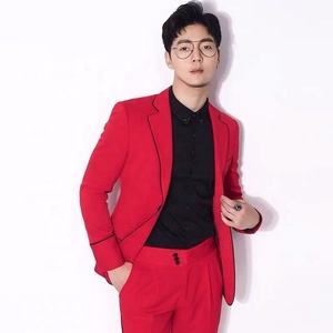 Haute qualité Mariage Marié Smokings Hommes Costumes De Mariage Homme Costume Slim Fit Blazer Vestes manteau pantalon hommes costume d'affaires - Product Image 5