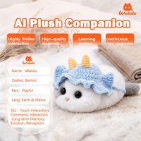 Peluche Inteligente Personalizado con IA, Gato Electrónico de Peluche Suave que Habla, para Niños, Regalo de Navidad, Proveedor Mayorista