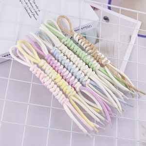 Creative Knot Design Hand-Weave Nylon Lanyards Keychain Custom Logo LED Flashlight Durable Personalized Decorative Accessories
