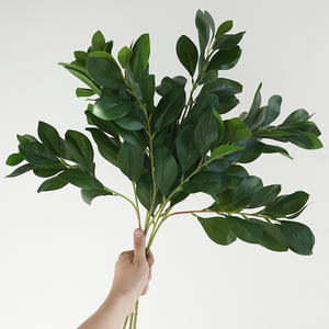 Planta Artificial de Alta Gama con Aspecto de Película Vegetal Nórdica, Hoja de Frijol, Estilo Bosque, Decoración para el Hogar y Bodas, Plantas Verdes Simuladas de 71 cm - Product Image 3