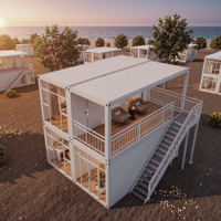 Nouvelle usine Projet d'ingénierie de petite maison personnalisé 3*3M Maison mobile Maisons modulaires préfabriquées Maison en conteneur Maisons préfabriquées