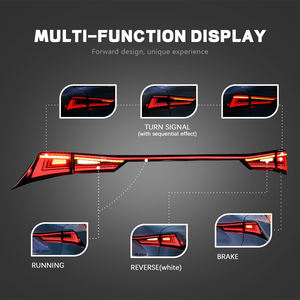 Luces traseras LED RGB para <span class=keywords><strong>LEXUS</strong></span> IS250 300 350 2013-2020 Luz de barra de maletero de coche con montaje de lámpara trasera de automóvil de animación dinámica - Product Image 5