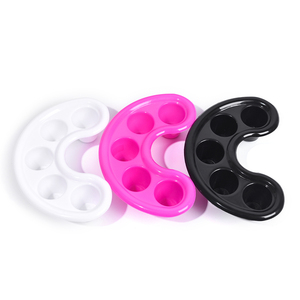 Bol de trempage pour ongles en acrylique à 5 trous, plateau portable pour trempage des doigts, pour le retrait du gel, l'adoucissement des peaux mortes, manucure - Product Image 1