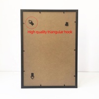 Kotak Bingkai bayangan dinding 3D kustom dalam 2 "kualitas tinggi 20x30x40x50 cm kayu MDF model pola persegi hitam putih 8x8 10x10"