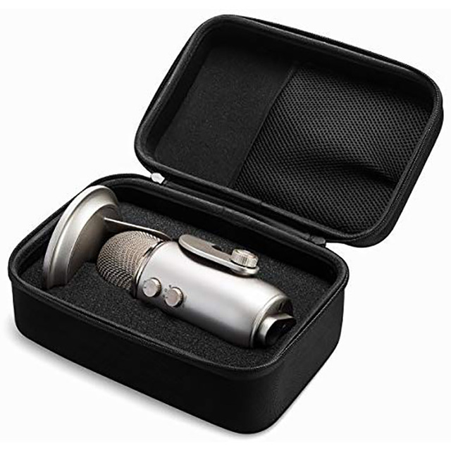 Customized Logo Portable Shockproof EVA USB Microphone Storage Case