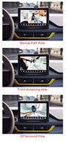 Kit Système Double Android + Original Wemaer avec Caméras Panoramiques 3D 360 Degrés pour Vue d'Oiseau de Voiture Vinfast VF3 Limo Green MPV7