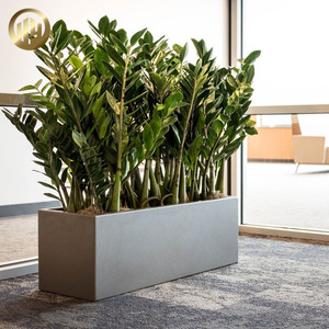 Bán Buôn Nhôm Hình Chữ Nhật Kim Loại Nhà Máy Ngoài Trời Sơn Bột Vuông Trồng Vườn Ươm Trồng Cây Hộp Trồng - Product Image 4