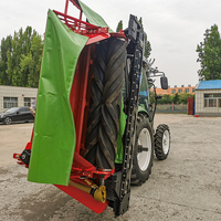 Tondeuse à gazon à roue de doigt durable à 8 disques, deux rouleaux, livraison rapide, machine à aplatir en caoutchouc pour couper le noyau d'herbe.