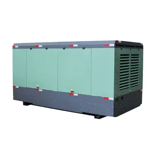 China manufacturer diesel powered stationary air screw compressor for mining