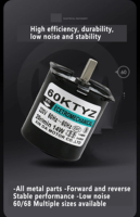 Moteur synchrone 60KTYZ à arbre de sortie excentrique, micro-moteur AC 220V 110V 14W à aimant permanent, moteur à engrenages CW/CCW