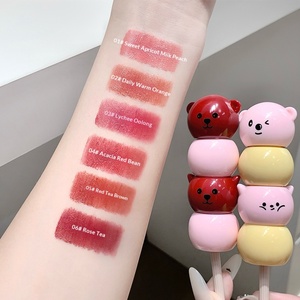 Gege Bear canded Haws กำมะหยี่<span class=keywords><strong>หมี</strong></span>นุ่มหมอกปากไม่ติดถ้วยไวท์เทนนิ่งเนื้อกำมะหยี่เนื้อริมฝี<span class=keywords><strong>ป</strong></span>ากไม่แห้ง - Product Image 3