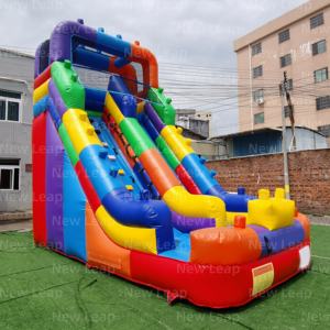 Yuedong 19.6ft قابلة للنفخ التجارية كتلة بناء نطاط كومبو ممر جاف الشريحة الملونة التسلق - Product Image 5