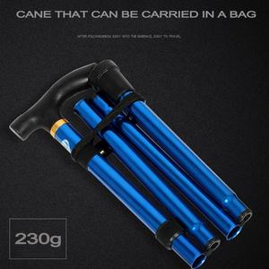 Bâtons de Trekking pliables en aluminium ultralégers, bâtons de course, de longueur réglable, 2 unités - Product Image 4